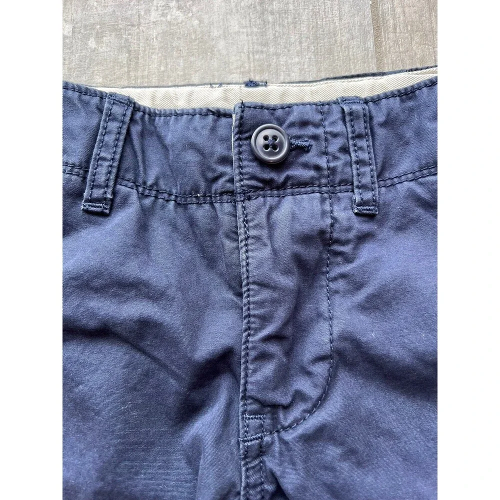 Gap Kids Toddler Boys Youth Cargo Shorts Navy Blue Casual Summer 6 Regular
